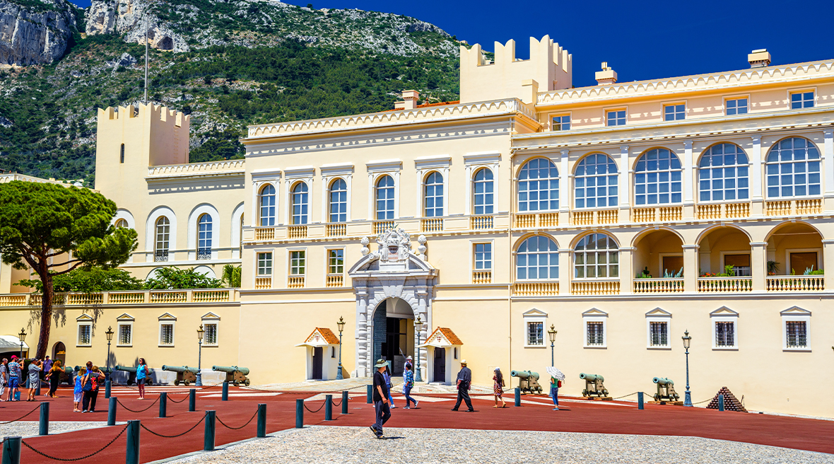 Exterior of the Prince of Monaco’s Palace